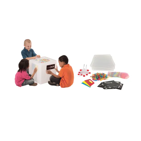 Extra Bright Light Cube and Accessories Kit - Educational Vantage