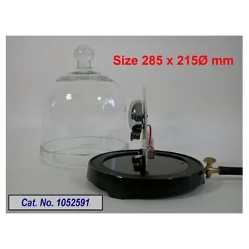 Bell in Vacuum with Plate & Bell - Electric - Educational Vantage