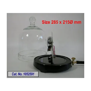 Bell in Vacuum with Plate & Bell - Electric - Educational Vantage