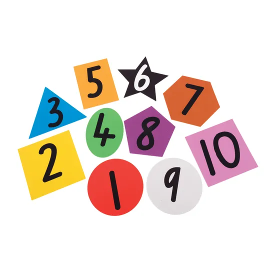 Shapes & Numbers Toss Mats - Educational Vantage