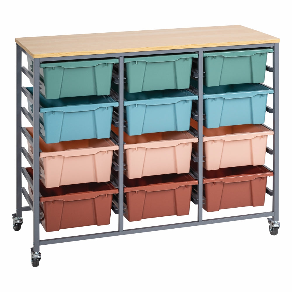 Triple Tote Tray Trolley Kits - Educational Vantage