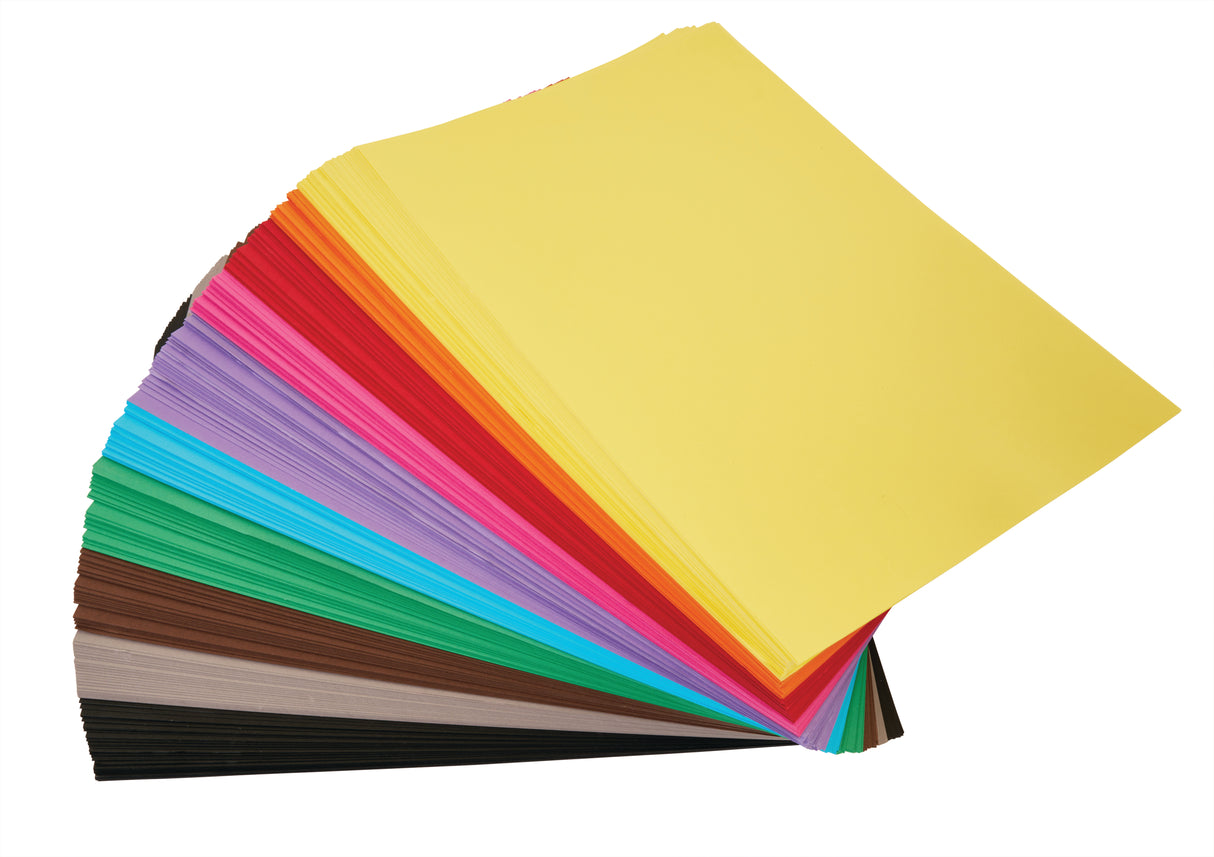 Assorted Cover Paper A4 120gsm - Pack of 500 - Educational Vantage