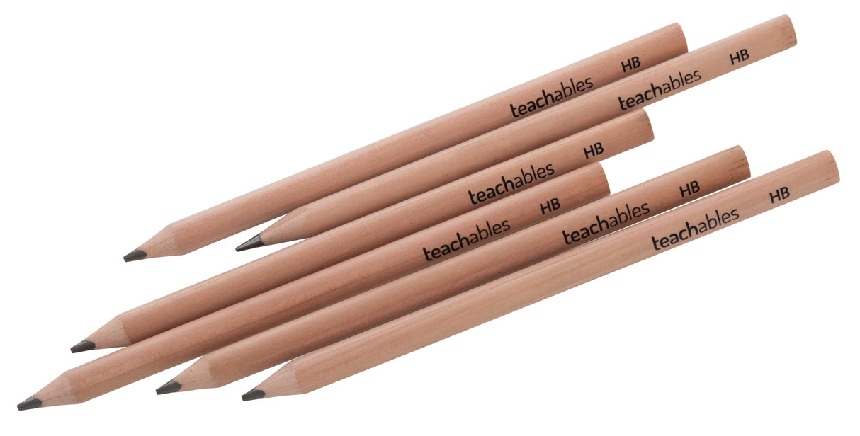 Teachables Triangular Jumbo Pencils HB - Pack of 72 - Educational Vantage