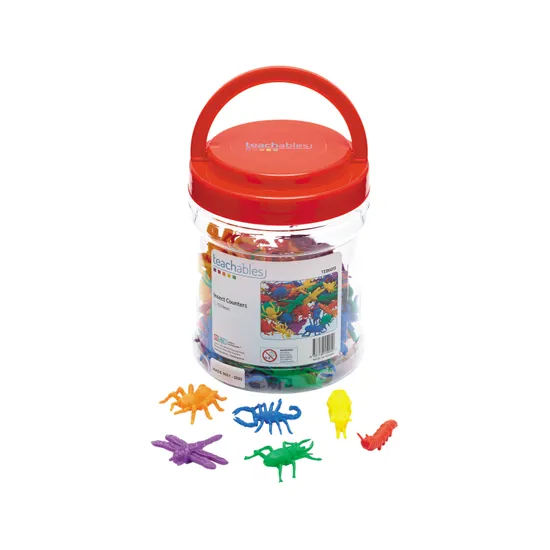 Insect Counters in Container 72 pc - Educational Vantage