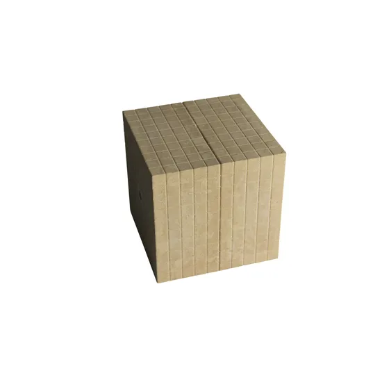Teachables Eco-Wood Base Ten Cube - Each - Educational Vantage