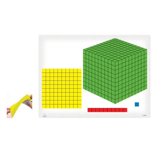Magnetic Base 10 Foam 3D 57 pc - Educational Vantage