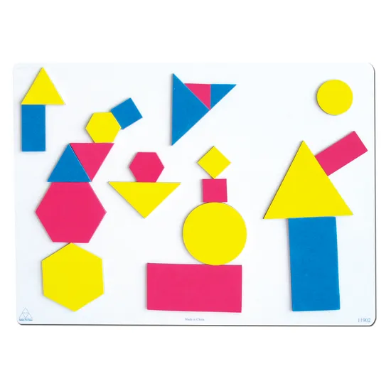 Magnetic Attribute Blocks 36 pc - Educational Vantage