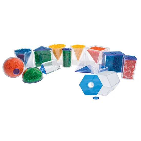 Geo Solids View Thru 17 pc - Educational Vantage