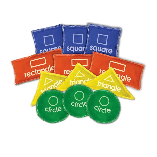Bean Bags Shape 12 pc - Educational Vantage