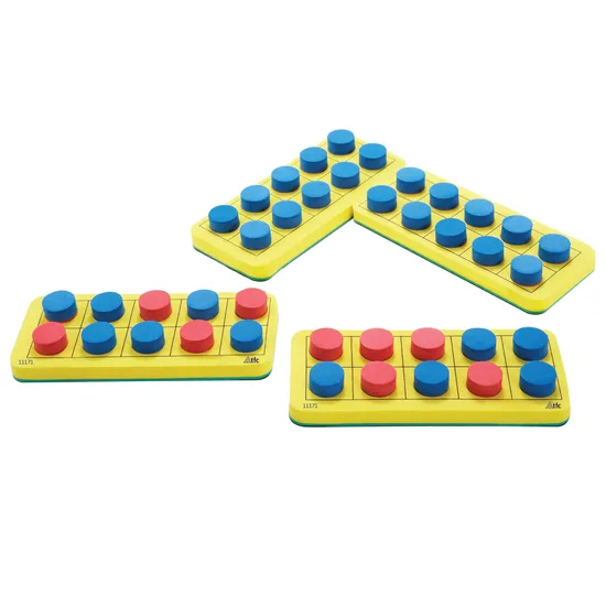 Tens Frame Magnetic Foam 84 pc - Educational Vantage