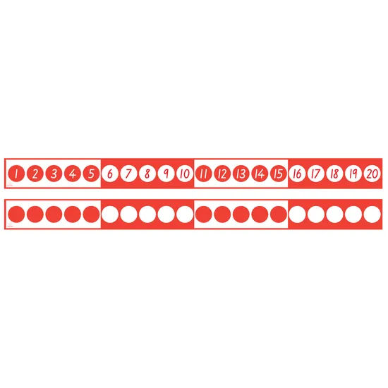 Number Line Strips 1-20 - Educational Vantage