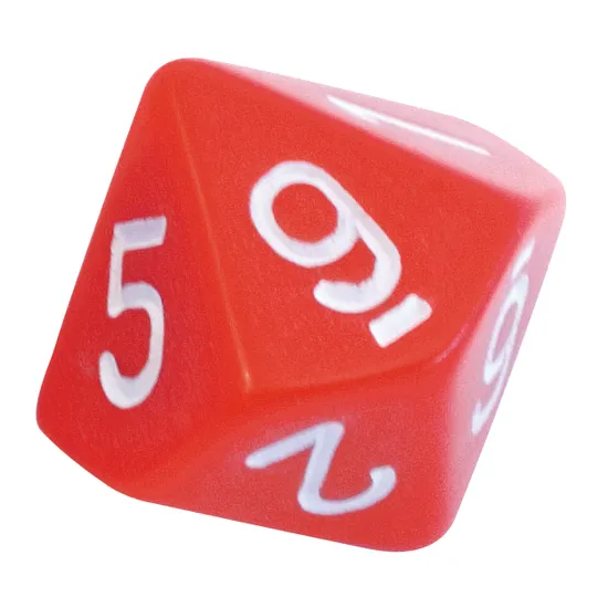 Dice - 10 Face Solid 0-9 1 pc - Educational Vantage