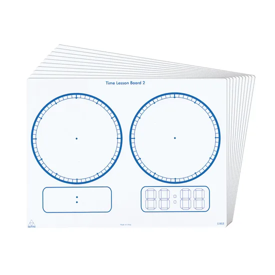 Show & Tell Time Set 2 30 Pieces - Educational Vantage