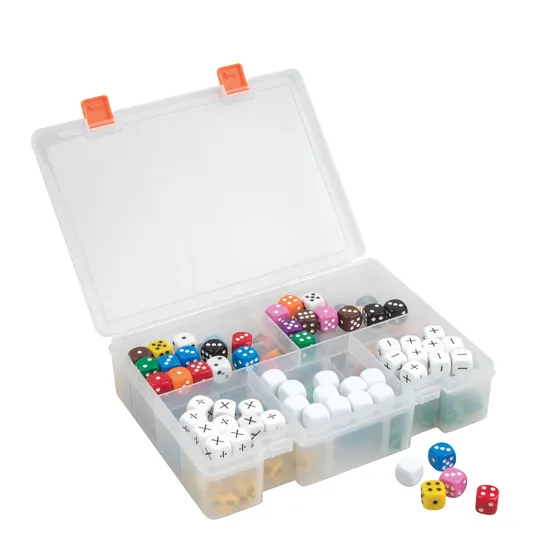 Mega Dice Case 155 Pieces - Educational Vantage