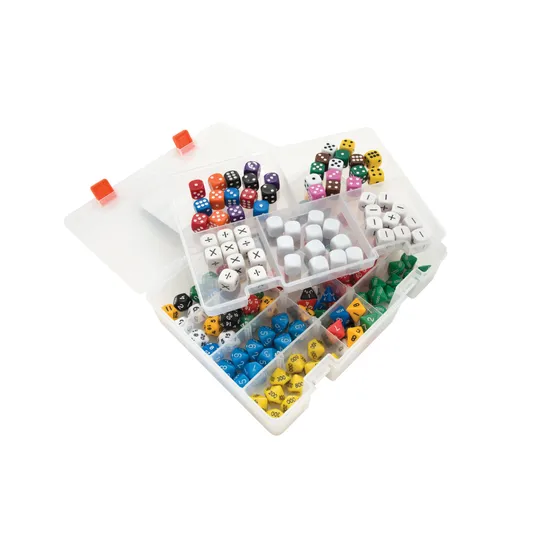 Mega Dice Case 155 Pieces - Educational Vantage