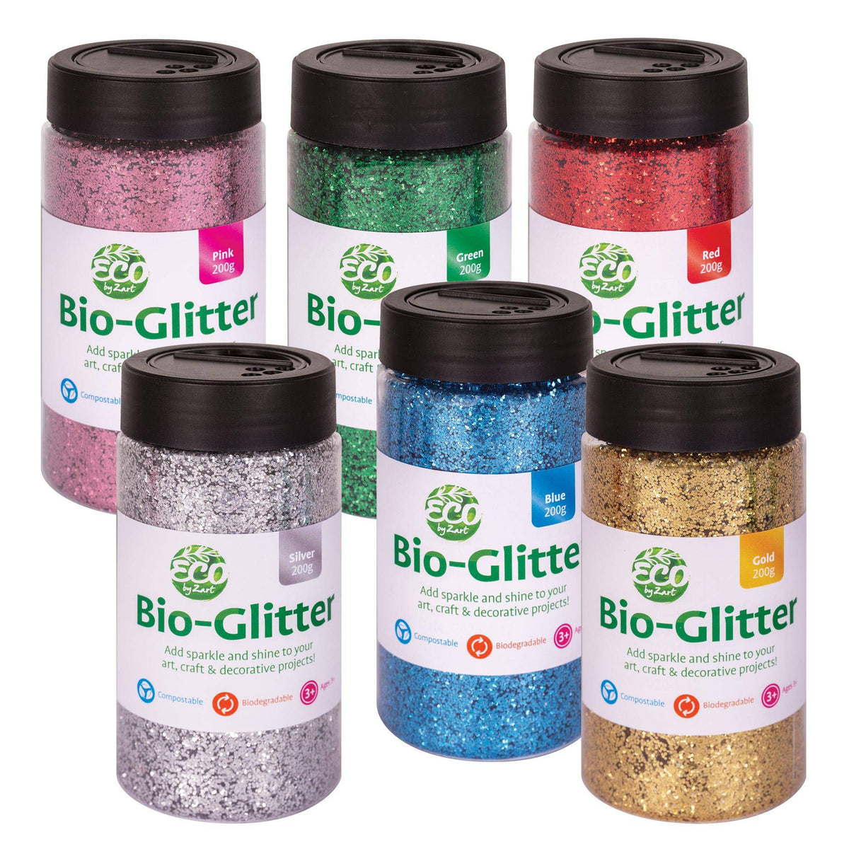 Zart Bio Glitter 200g | Educational Vantage