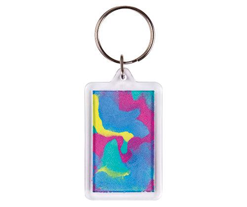 Rectangle Key Ring Tags Pack of 10 - Educational Vantage