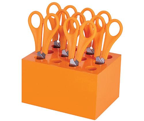 ColourSorts Classroom Organisers by Zart: Scissor & Brush Storage Block - Educational Vantage