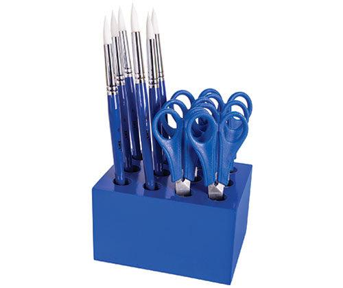 ColourSorts Classroom Organisers by Zart: Scissor & Brush Storage Block - Educational Vantage
