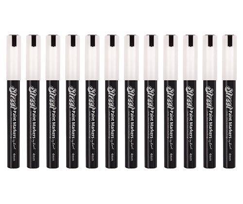 Street Paint Markers by Zart Pack of 12 - Educational Vantage