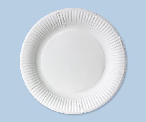 Paper Plates White Pack of 50 - Educational Vantage