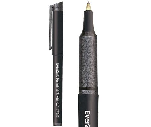 EverZart Permanent Pen Black Pack of 20 - Educational Vantage