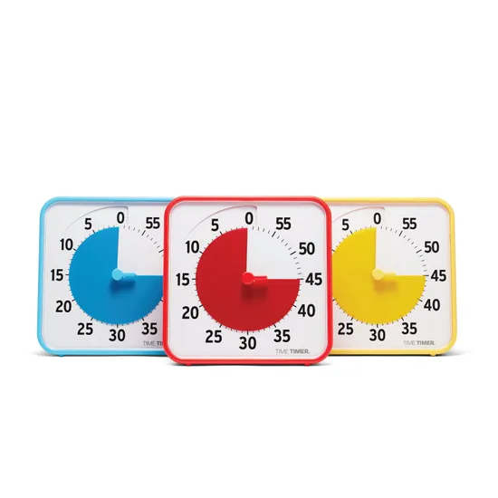 Time Timer Classroom Set - Primary Colours - Educational Vantage