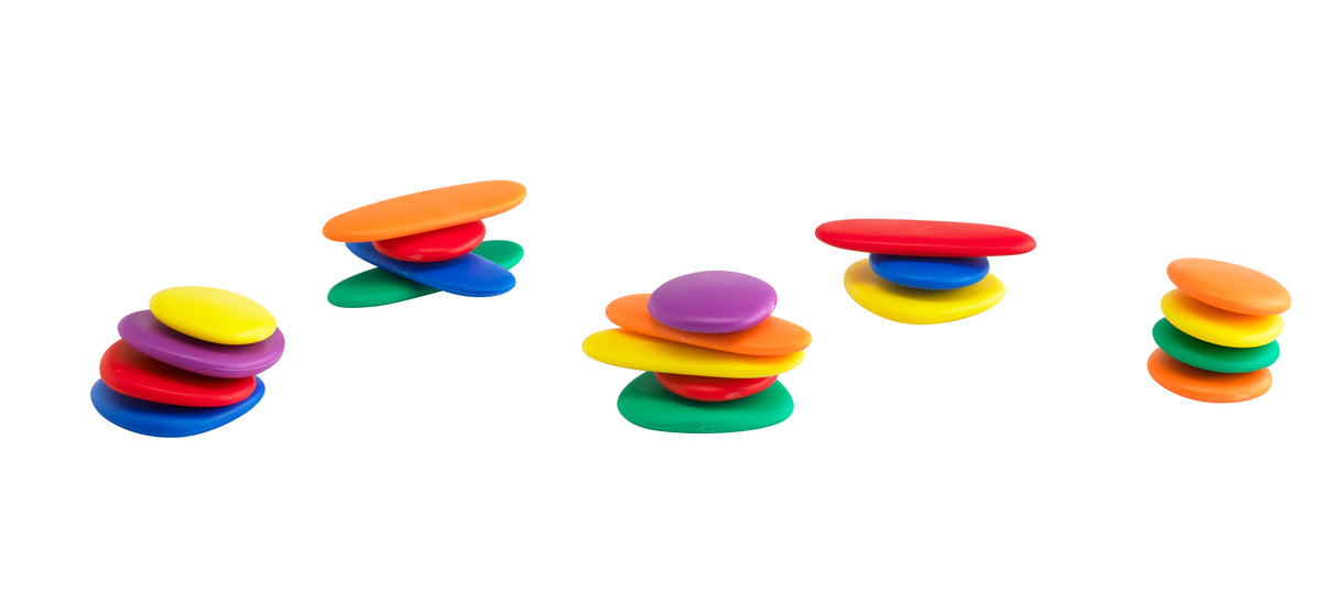 Junior Rainbow Pebbles Set (with cards)