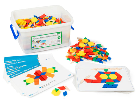 Pattern Blocks Classroom Set - Educational Vantage
