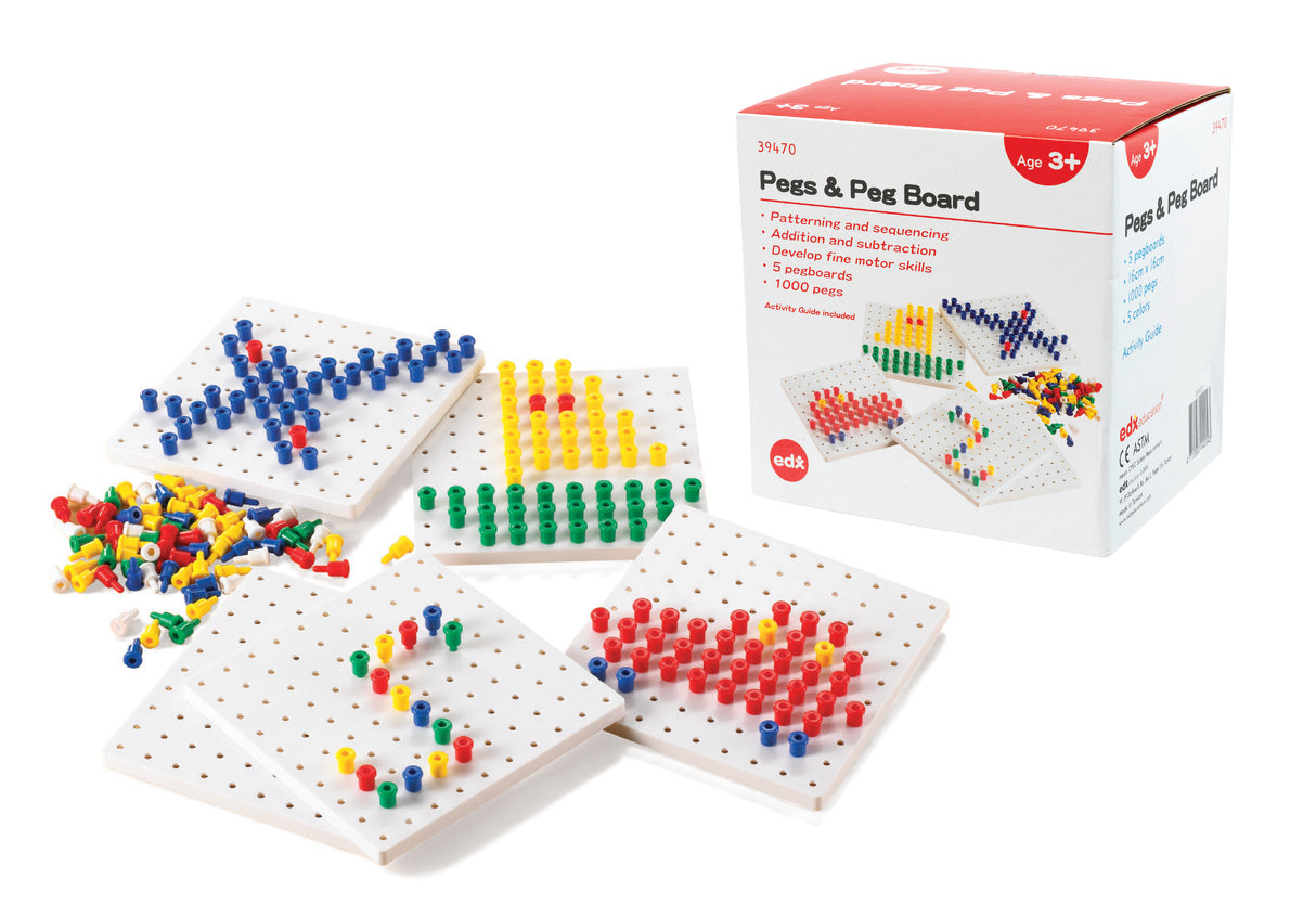 Pegs and Peg Board - Educational Vantage