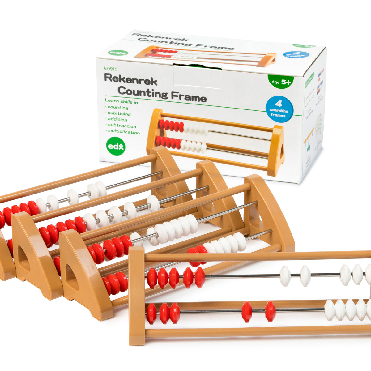 Rekenrek Counting Frame Set of 4 | Educational Vantage