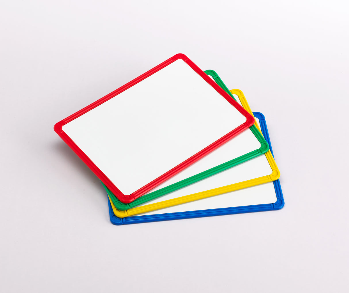 Magnetic Plastic Framed Whiteboards Set of 4