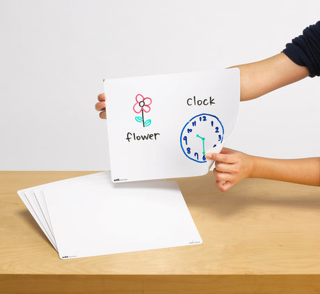Double Sided Dry Erase Blank Boards Set of 30