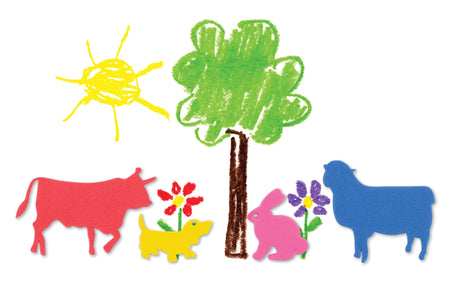 Adhesive Foam Animals