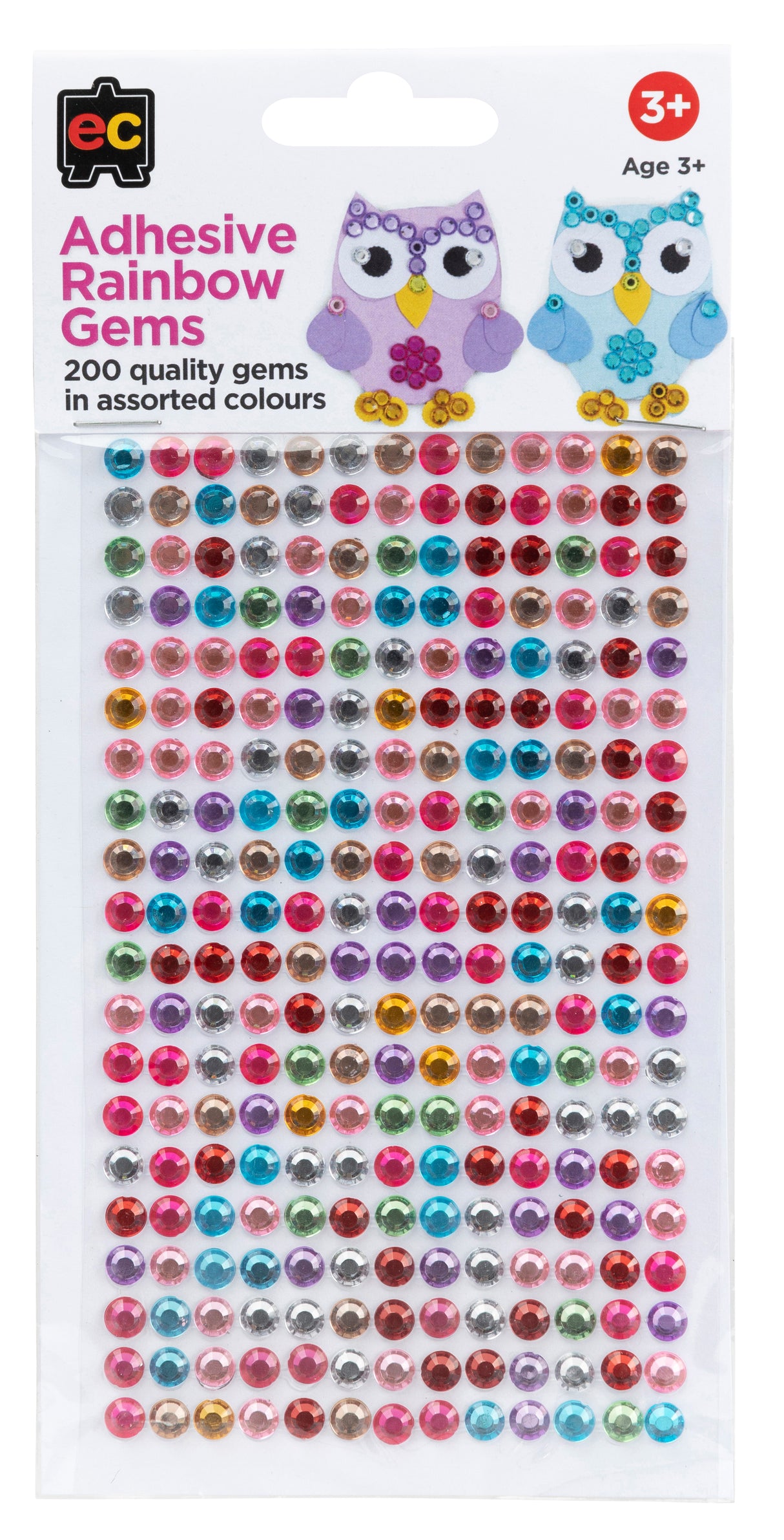 Adhesive Rainbow Gems - Educational Vantage