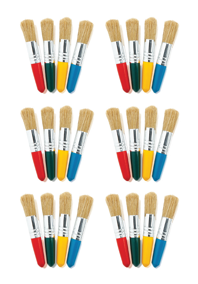 Baby Stubby Brush Pack of 24 - Educational Vantage