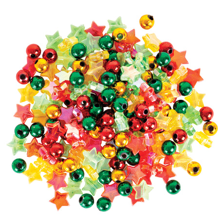 Zart Christmas Bead Assorted 250g - Educational Vantage