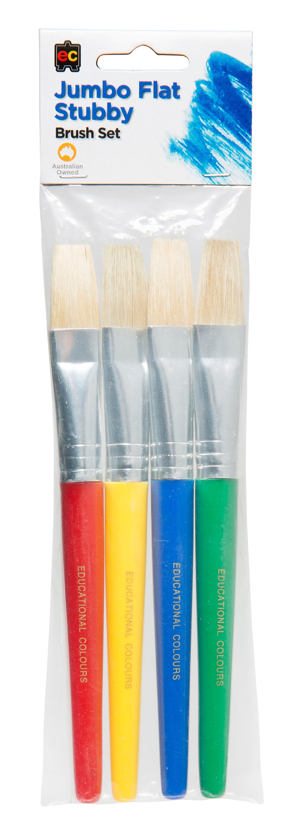Jumbo Flat Stubby Brush