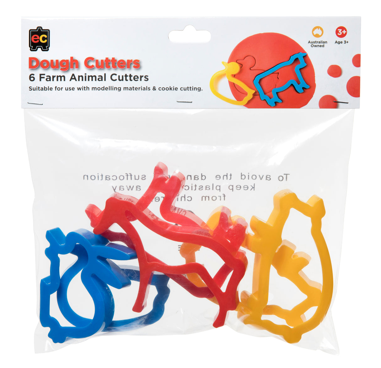 Dough Farm Animal Cutter - Educational Vantage
