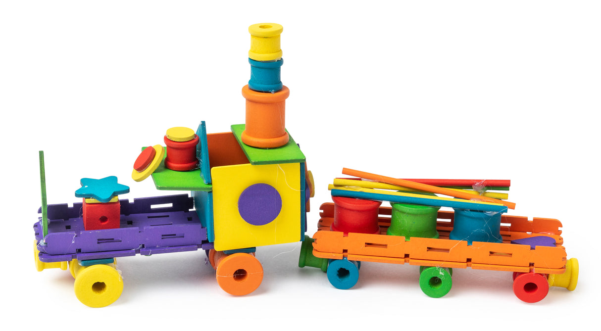 Coloured Construct & Play Set Assorted - Educational Vantage