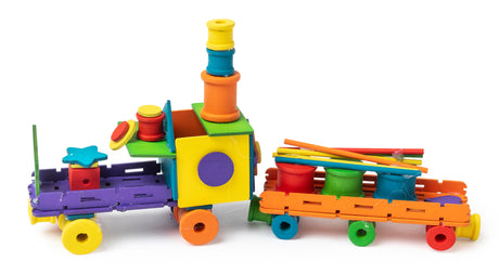 Coloured Construct & Play Set Assorted - Educational Vantage