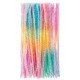 Zart Tinsel Stems Rainbow 30cm Pack of 150 - Educational Vantage