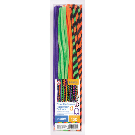 Chenille Stems Halloween Pack of 150 - Educational Vantage
