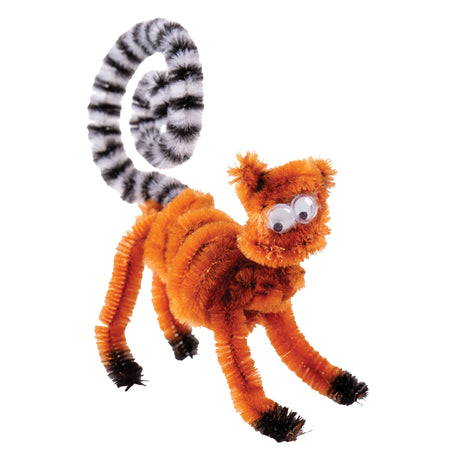 Chenille Stems Animal Tones Pack of 150 - Educational Vantage