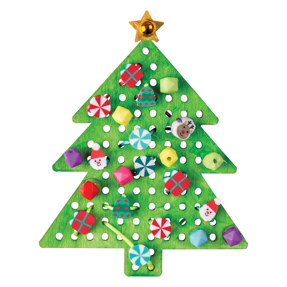 Wooden Embroidery Tree Pack of 10 - Educational Vantage