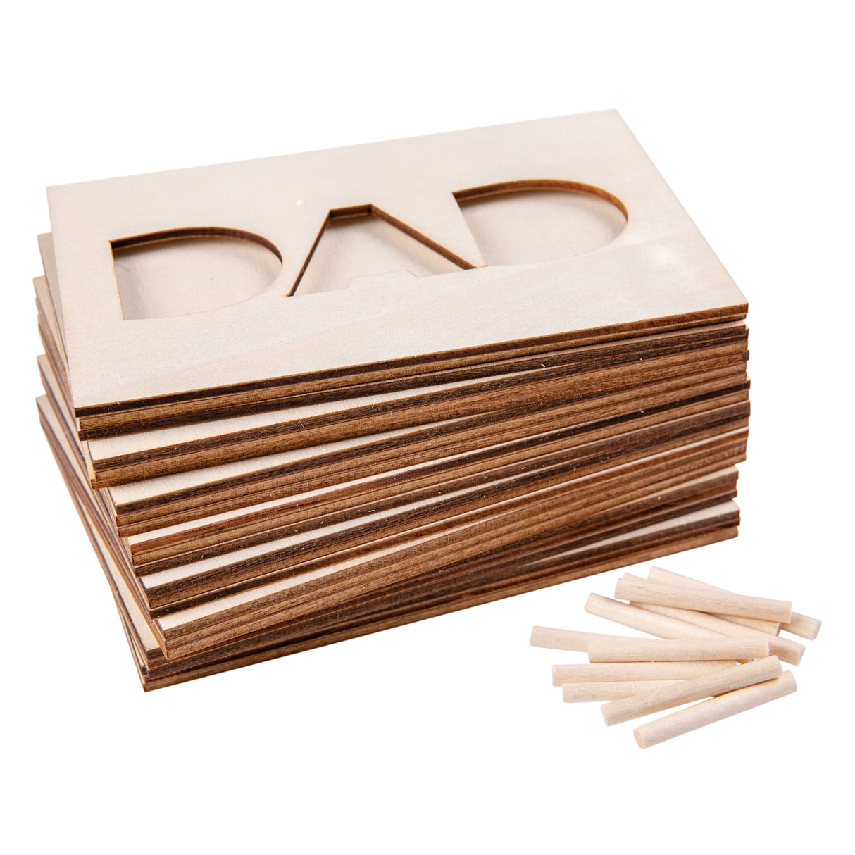 Wooden Dad Frame Pack of 10 - Educational Vantage