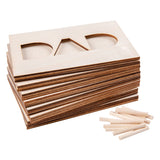 Wooden Dad Frame Pack of 10 - Educational Vantage