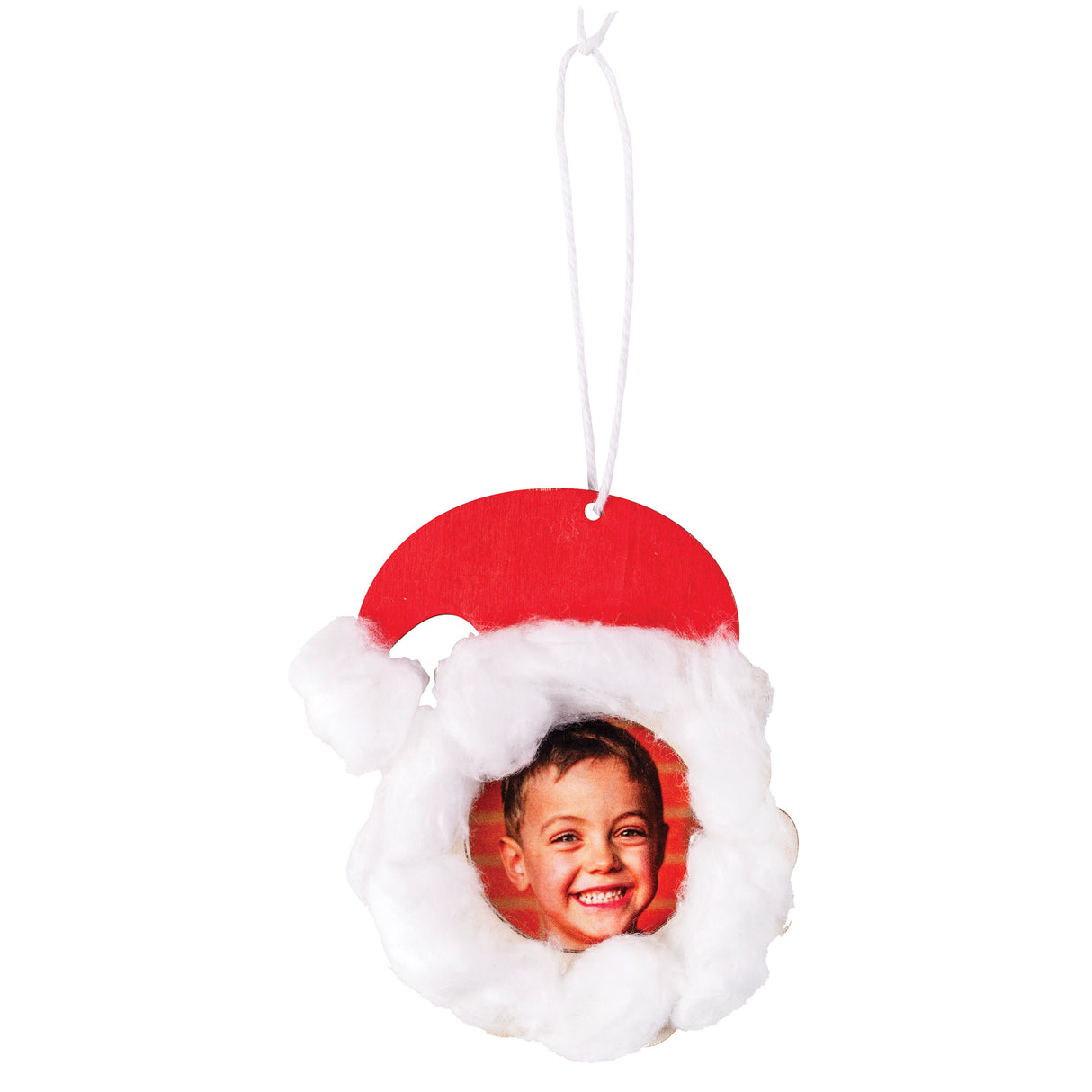 Wooden Santa Face Frames Pack of 10 - Educational Vantage
