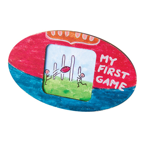 Wooden Footy Frame Pack of 10 - Educational Vantage