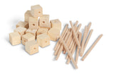 Natural Construct & Play Jar 300 Pieces - Educational Vantage